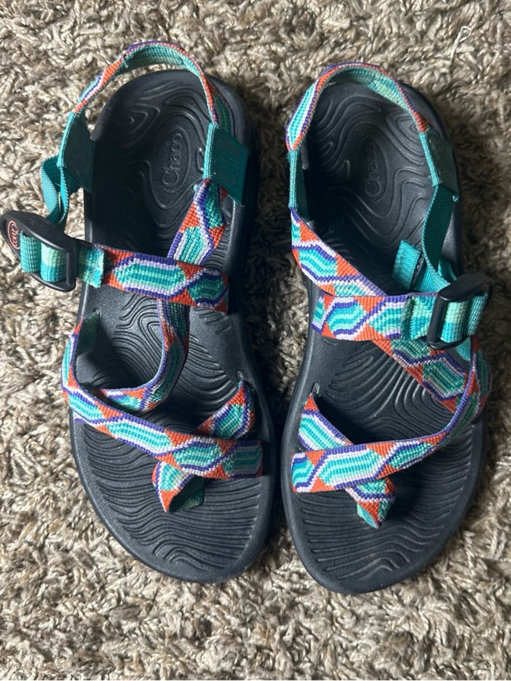 Chaco Women’s Size 8 Colorful Adjustable Hiking Sport Sandals Outdoor
